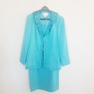 Italia light blue suit